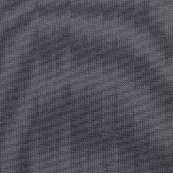 vidaXL pallehynde 60x60x9,5 cm oxfordstof antracitgrå