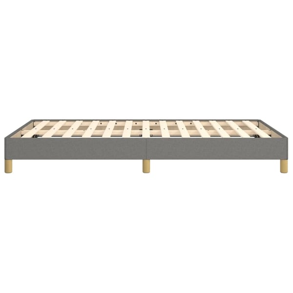 vidaXL sengeramme uden madras 120x190 cm stof enkeltseng Mørkegrå