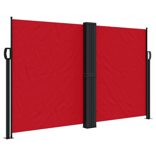 vidaXL Uttrekkbar sidemarkise 140x1000 cm rød