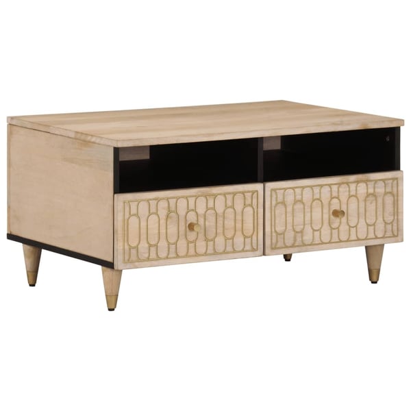 vidaXL Salongbord 80x54x40 cm heltre mango