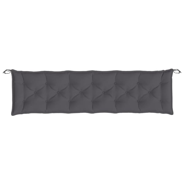 vidaXL hynde til havebænk 200x50x7 cm oxfordstof antracitgrå