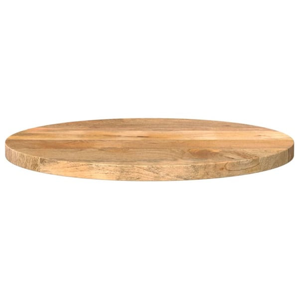 vidaXL Bordplate Ø 60x3,8 cm rund heltre mango