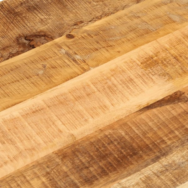 vidaXL Bordplate 80x40x3,8 cm oval grovt heltre mangotre