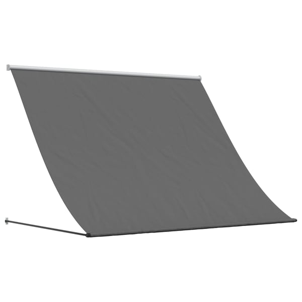 vidaXL Uttrekkbar markise antrasitt 250x150 cm stoff og stål