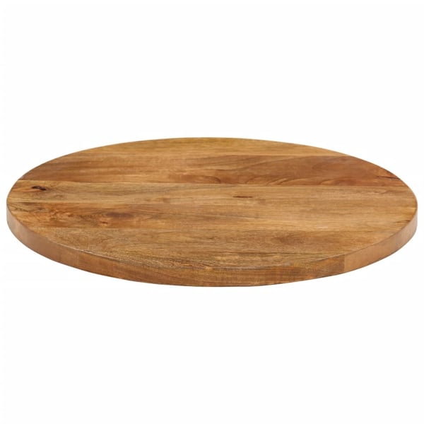 vidaXL Bordplate Ø 40x2,5 cm rund heltre mango