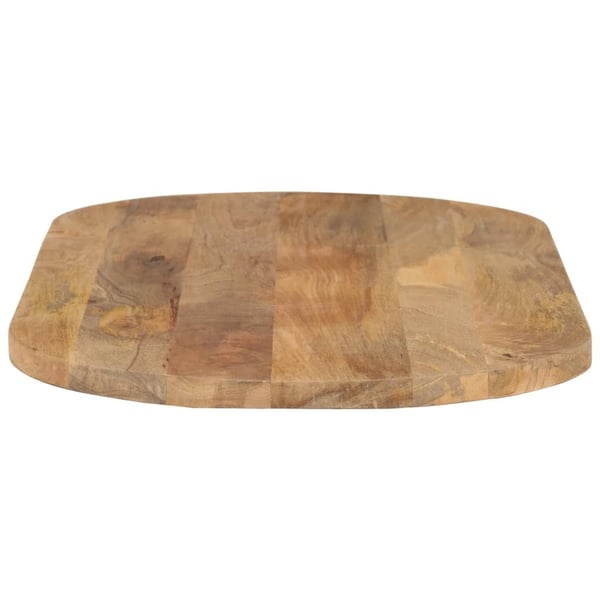 vidaXL Bordplate 80x40x3,8 cm oval heltre mango