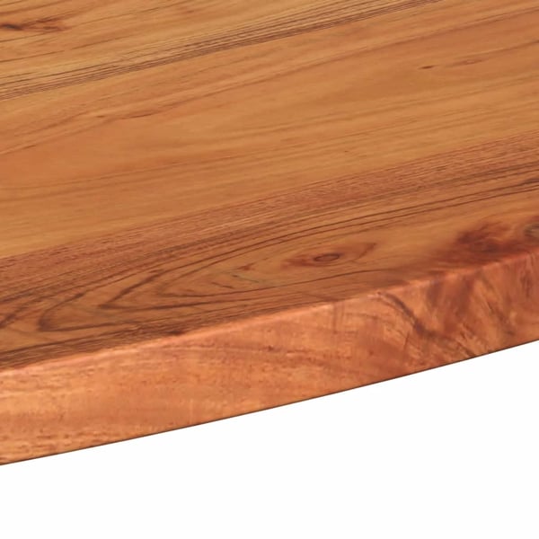 vidaXL Bordplate 90x40x3,8 cm oval heltre akasie