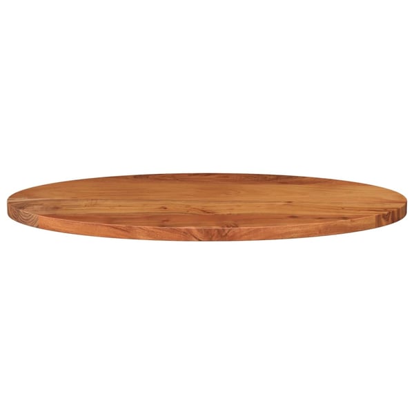 vidaXL Bordplate 110x50x3,8 cm oval heltre akasie