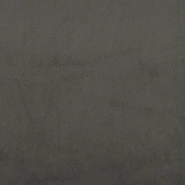 vidaXL sengeramme uden madras 120x190 cm fløjl enkeltseng mørkegrå