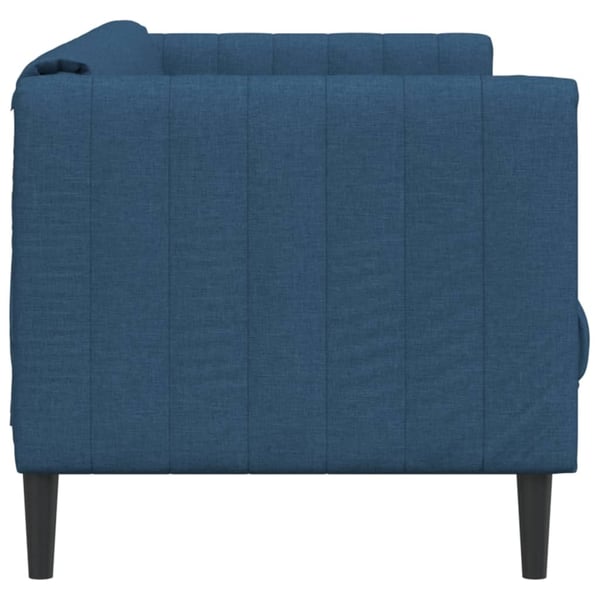 vidaXL 3-personers sofa stof blå