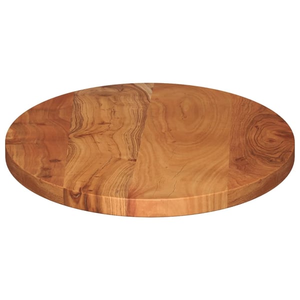 vidaXL Bordplate 110x50x2,5 cm oval heltre akasie
