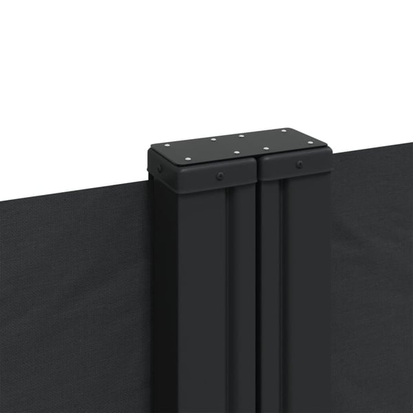 vidaXL sammenrullelig sidemarkise 160x1200 cm sort