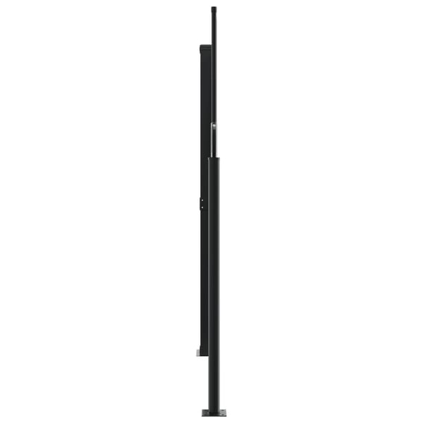 vidaXL sammenrullelig sidemarkise 180x1200 cm sort