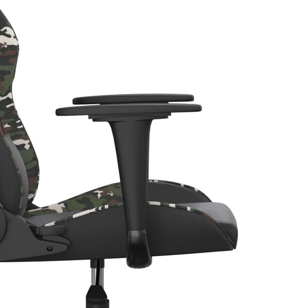 vidaXL gamingstol m. massagefunktion kunstlæder sort og camouflage