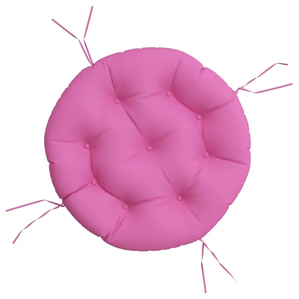 vidaXL rund hynde Ø60x11 cm oxfordstof pink