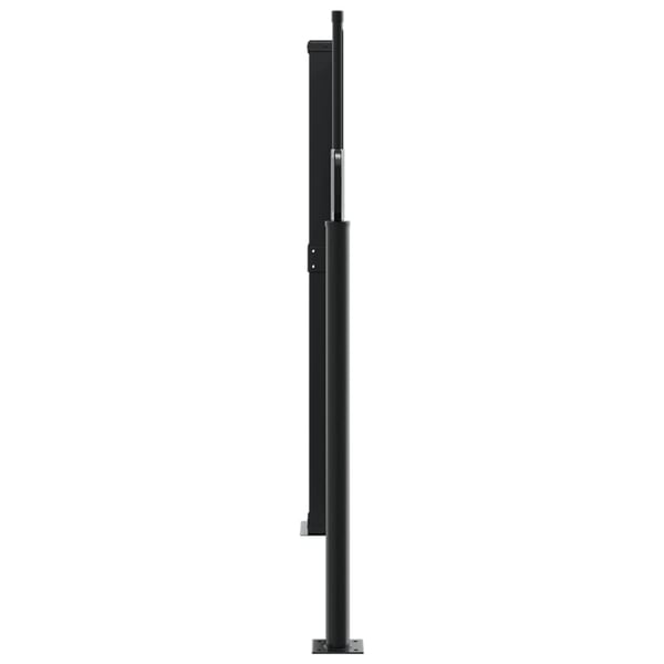 vidaXL Uttrekkbar sidemarkise antrasitt 120x1200 cm