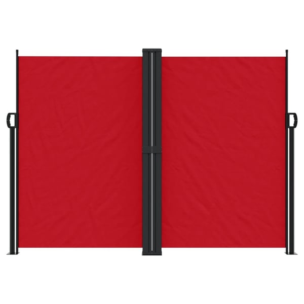 vidaXL Uttrekkbar sidemarkise 180x1200 cm rød