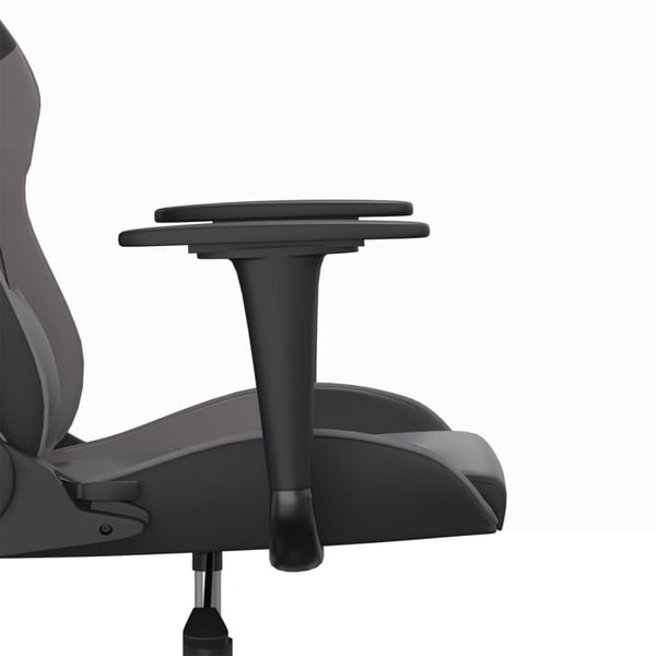 vidaXL Gamingstol svart och grå konstläder