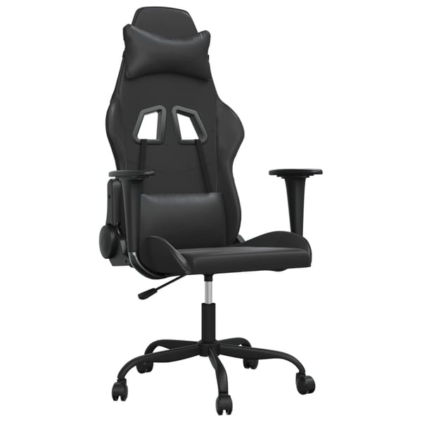vidaXL Gamingstol svart konstläder