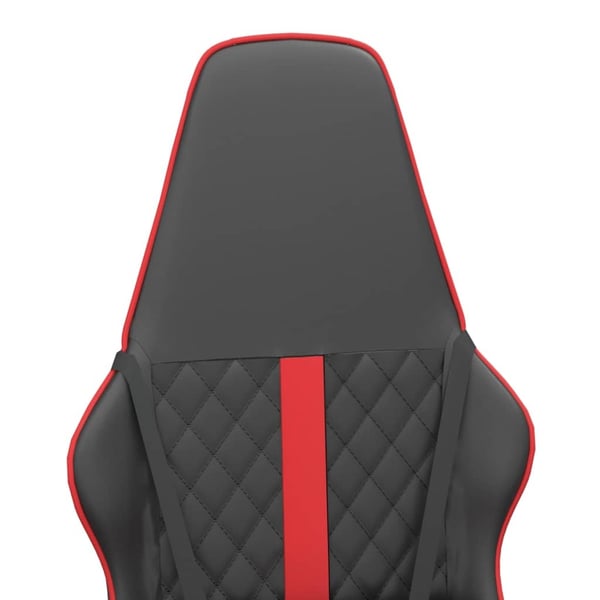 vidaXL Gamingstol svart och röd konstläder