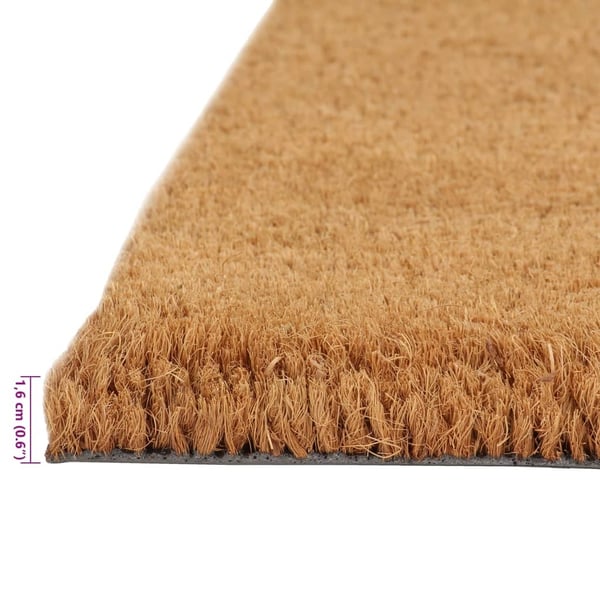 vidaXL Dørmatte naturlig 40x60 cm tuftet kokosfiber
