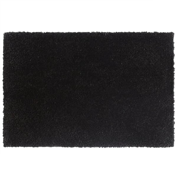vidaXL Dørmatte svart 40x60 cm tuftet kokosfiber