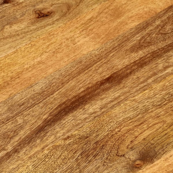 vidaXL Bordplate 110x40x3,8 cm oval heltre mango