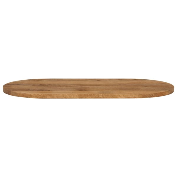 vidaXL Bordplate 90x40x3,8 cm oval heltre mango