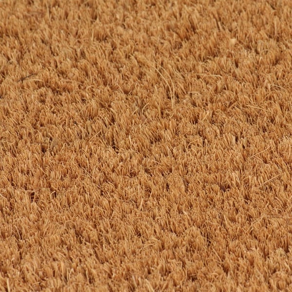 vidaXL Dørmatte naturlig 40x60 cm tuftet kokosfiber