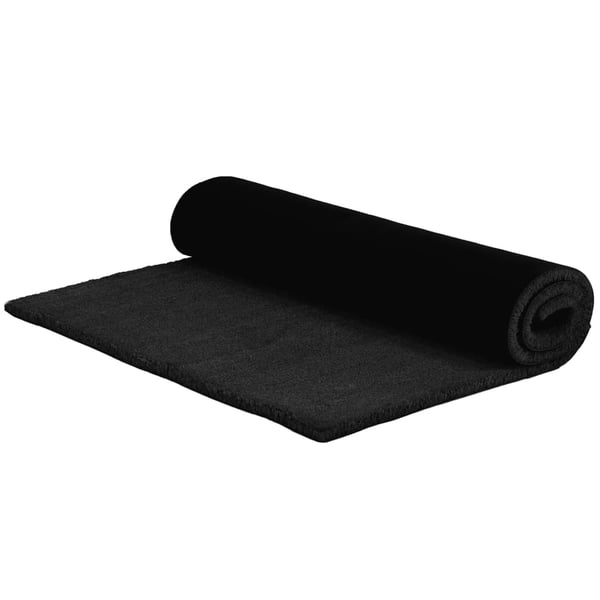 vidaXL dørmåtte 100x300 cm tuftet coir sort