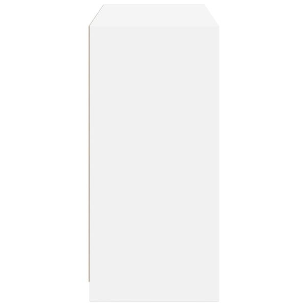 vidaXL Garderobe hvit 77x48x102 cm konstruert tre