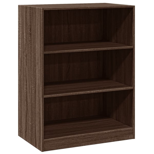 vidaXL Garderobe brun eik 77x48x102 cm konstruert tre