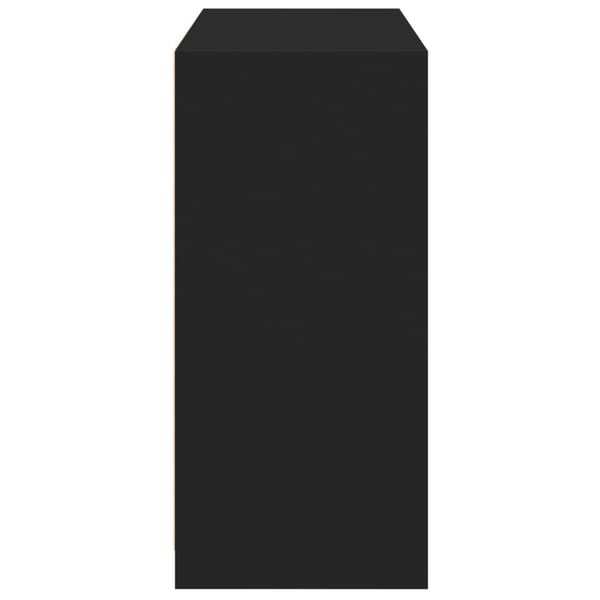 vidaXL Vaatekaappi musta 77x48x102 cm lastulevy