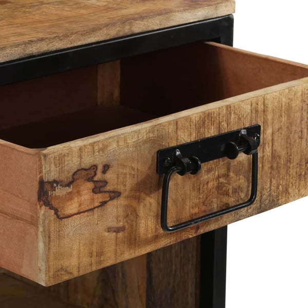 vidaXL Nattbord 40x35x40 cm heltre mango