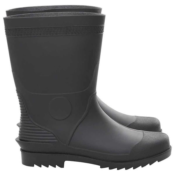 vidaXL Regnstøvler svart str 45 PVC