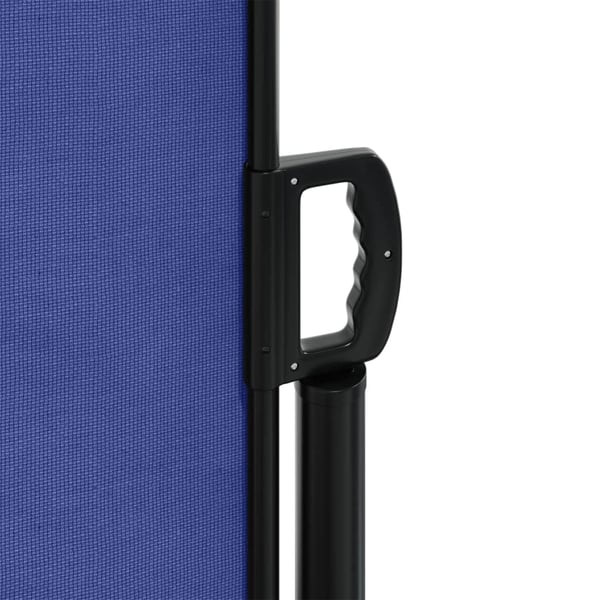 vidaXL sammenrullelig sidemarkise 200x1000 cm blå