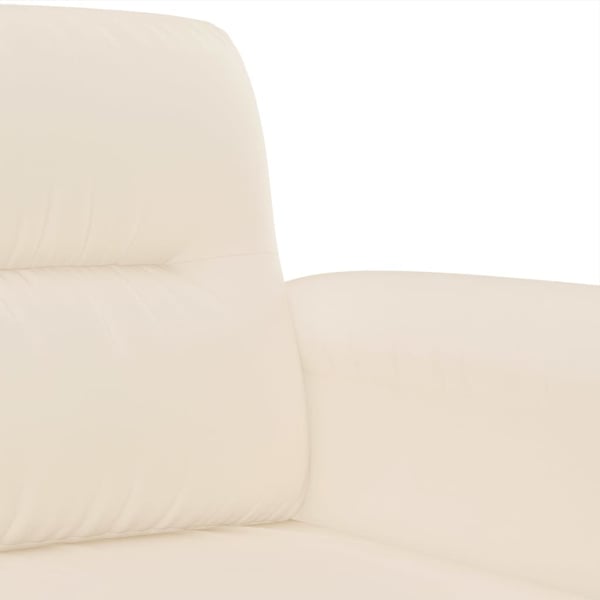 vidaXL sofasæt 2 dele med puder mikrofiberstof beige