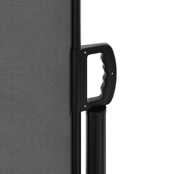 vidaXL sammenrullelig sidemarkise 180x1000 cm antracitgrå