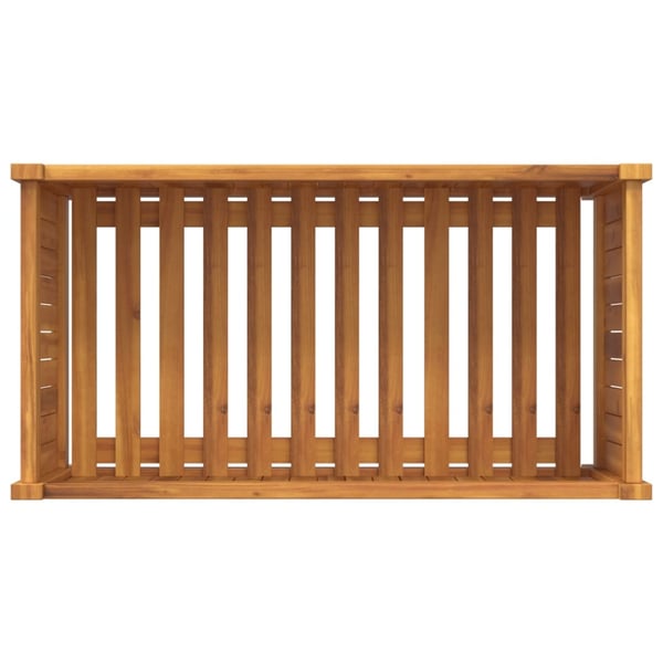 vidaXL Plantekasse med foring 80x42x40 cm helte akasie