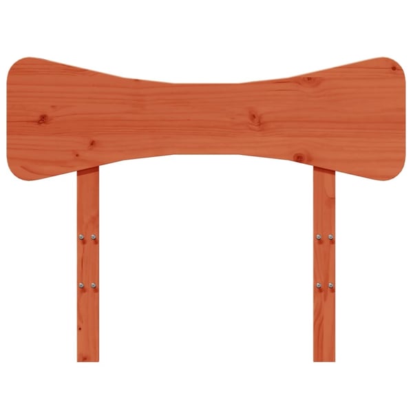 vidaXL Hodegavl voksbrun 100 cm heltre furu