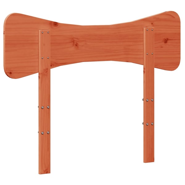 vidaXL Hodegavl voksbrun 100 cm heltre furu