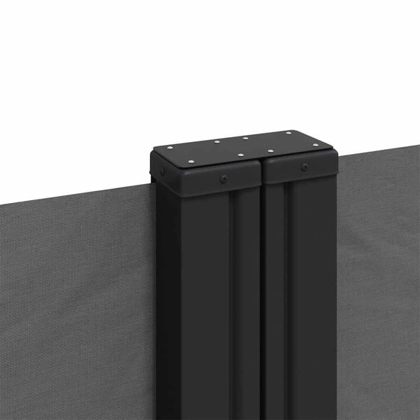vidaXL sammenrullelig sidemarkise 200x1000 cm antracitgrå