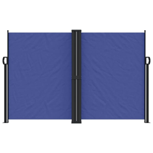 vidaXL Uttrekkbar sidemarkise blå 160x1000 cm
