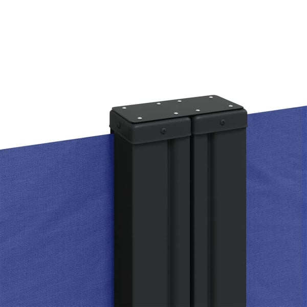vidaXL Uttrekkbar sidemarkise blå 160x1000 cm
