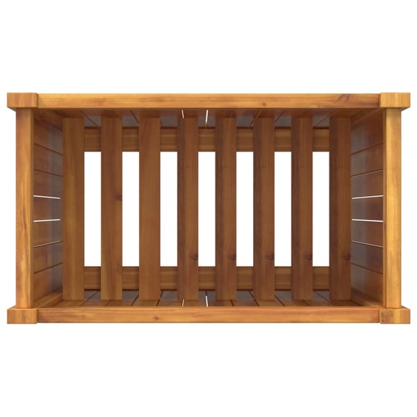 vidaXL Plantekasse med foring 54x31x75 cm helte akasie