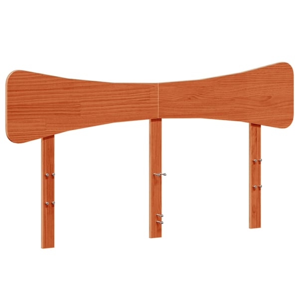 vidaXL Hodegavl voksbrun 160 cm heltre furu