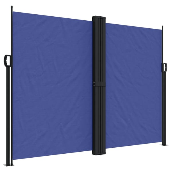 vidaXL Uttrekkbar sidemarkise 180x1000 cm blå