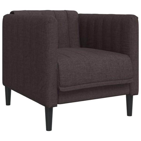vidaXL sofastol stof mørkebrun