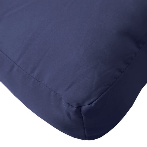 vidaXL pallehynde 58x58x10 cm oxfordstof marineblå