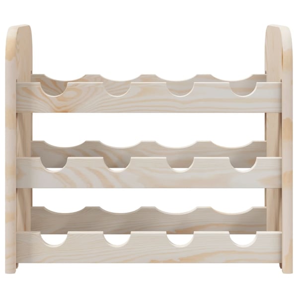 vidaXL Vinstativ 43x25x37 cm heltre furu